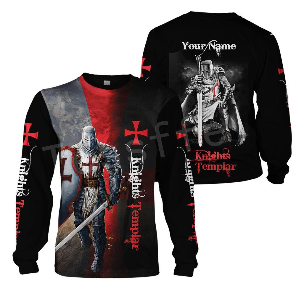Tessffel® Sudadera estilo Knight Templar 2021 NUEVA