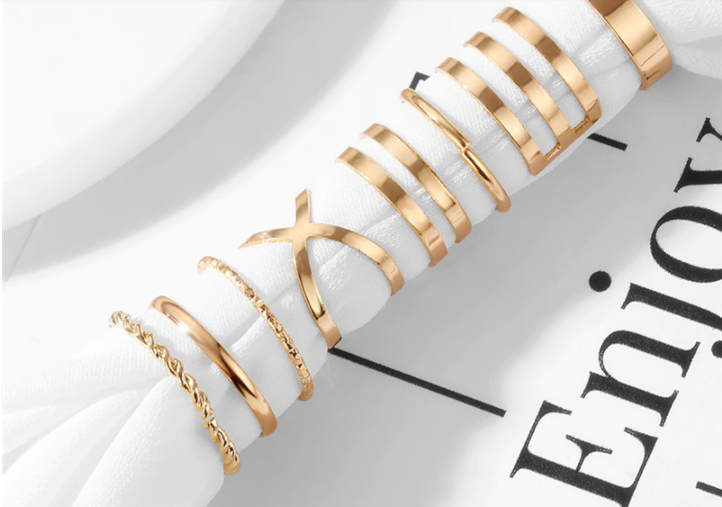 Pack unique ring® conjunto de anillos Original