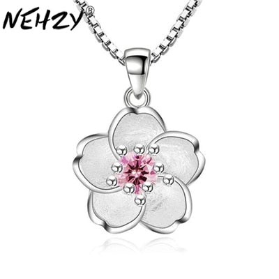 Collar colgante plata de lujo