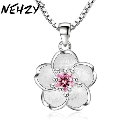 Collar colgante plata de lujo