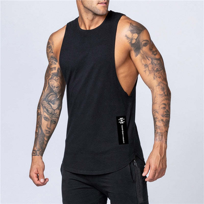 Polera sin manga Deportiva para Hombres Fitness y Gym
