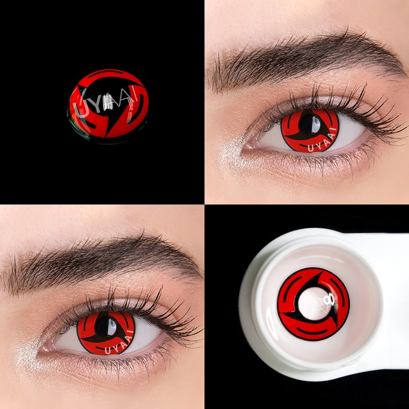 Uyaai® Lentes de contacto estilo SHARINGAN
