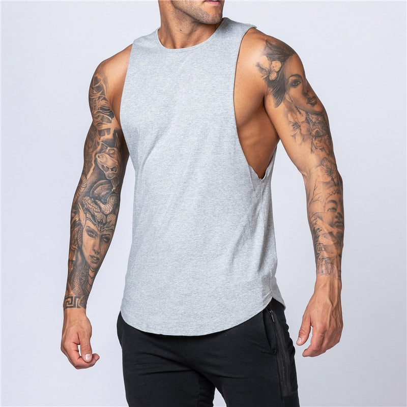Polera sin manga Deportiva para Hombres Fitness y Gym
