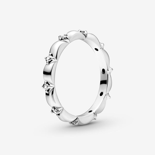 anillos de plata tiara princesa 2021