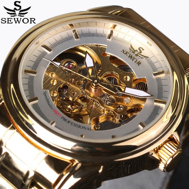 Reloj elegante dorado Luxury Watch™