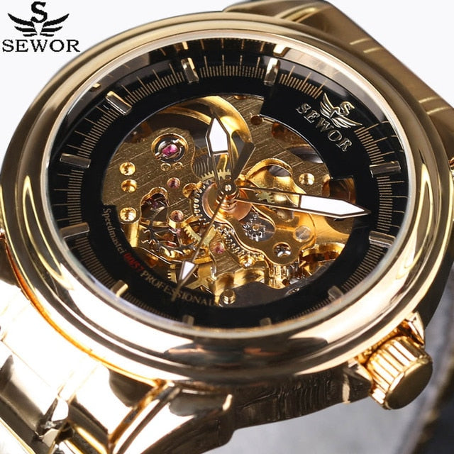 Reloj elegante dorado Luxury Watch™