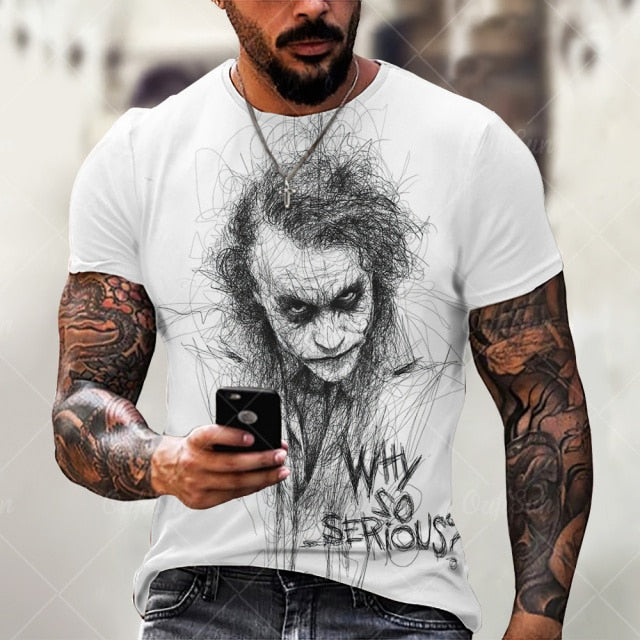 Poleras Stampex™ Guasón, Anonymous, estampado V1 3D MODA 2021-2022