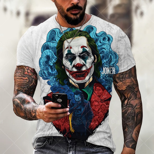 Poleras Stampex™ Guasón, Anonymous, estampado V1 3D MODA 2021-2022