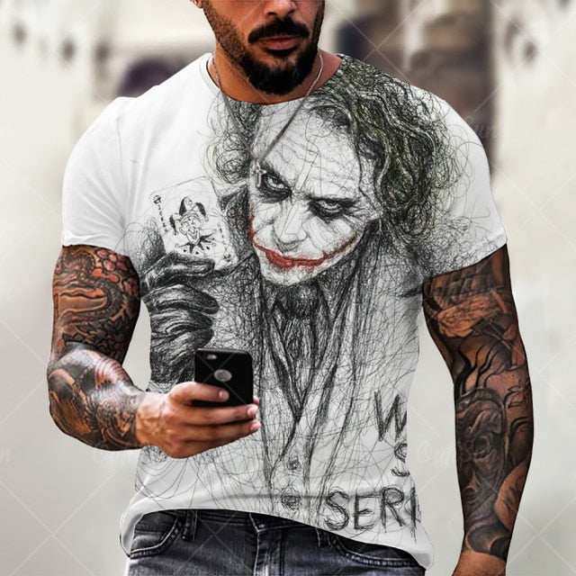 Poleras Stampex™ Guasón, Anonymous, estampado V1 3D MODA 2021-2022