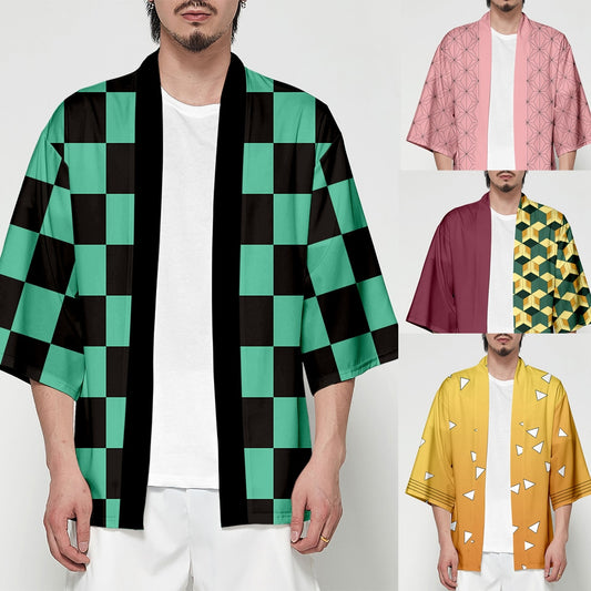 Kimetsu no Yaiba (Demon Slayer) Kimono Cosplay Unisex 2022